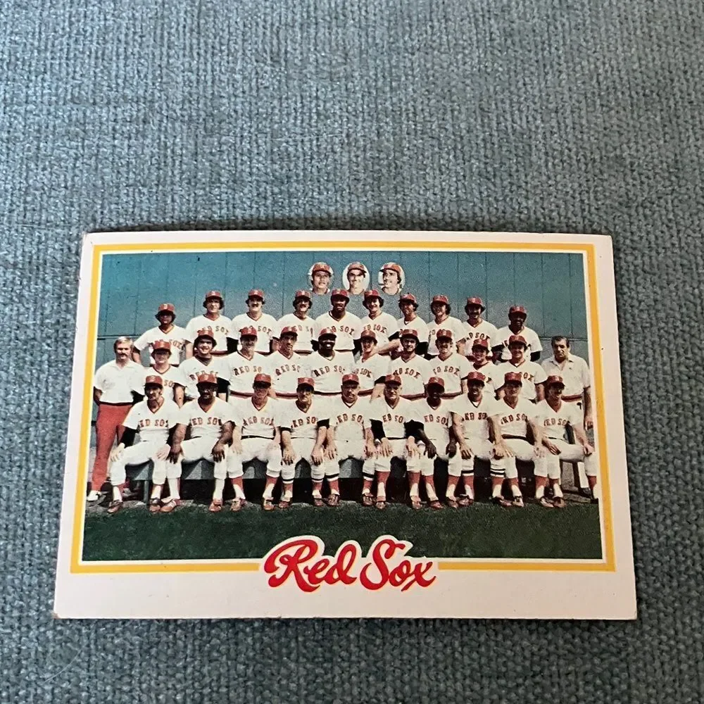 1978 Topps Boston Red Sox Baseball Card Trading Card